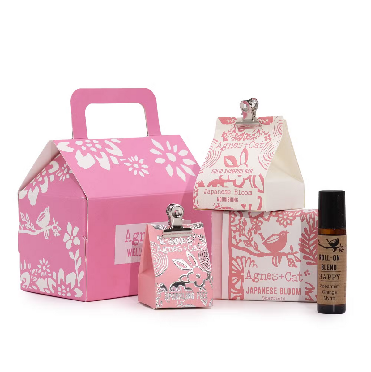 Set de Regalo Agnes & Cat – Flores japonesas 🌸